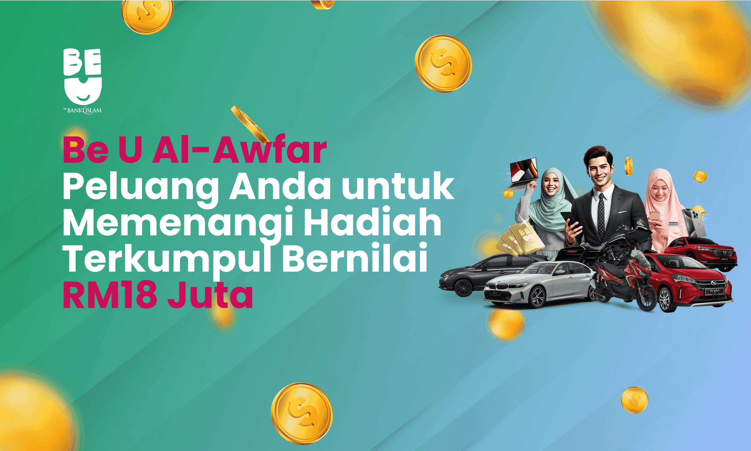 Be U Al-Awfar: Your Chance to Win from RM18 Million Worth of Prizes 