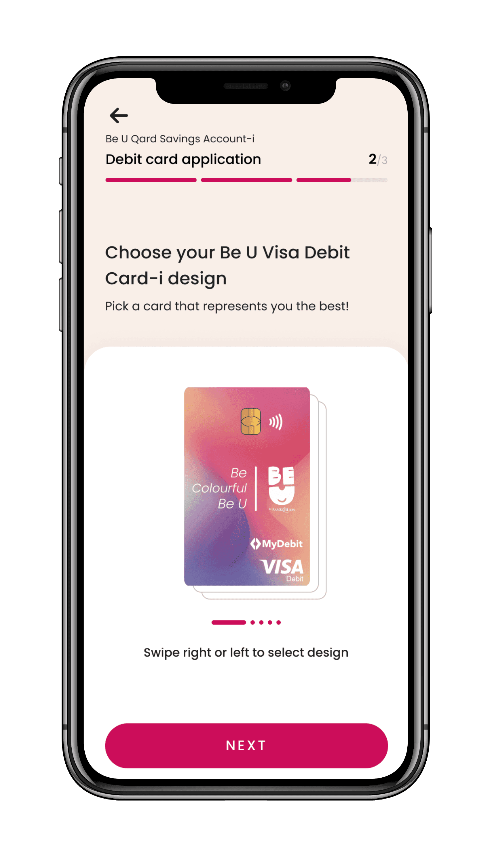 Be U Visa Debit Card-i
